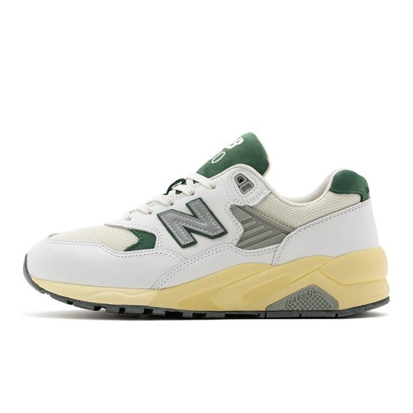 New Balance White and Green Sneakers - Picture 6 of 6